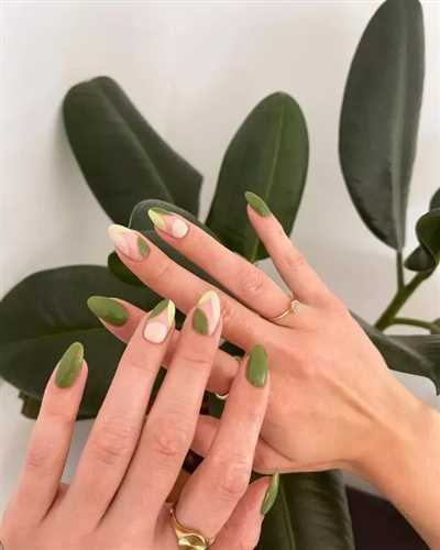 ۳۰ مدل طراحی ناخن بهاری و جدید سبز ماچا | طبیعی و متفاوت باشید!