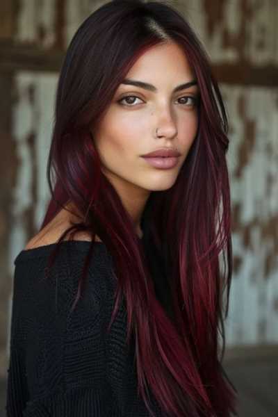 ۲۰ مدل جذاب رنگ مو و هایلایت چری رد (قرمز گیلاسی) | امضایی از اقتدار و زیبایی تو روی موهات
