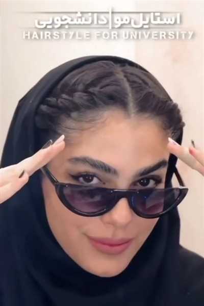 آموزش تصویری بافت زیر مقنعه + ۱۵ مدل بافت مو برای زیر مقنعه