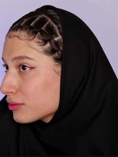 آموزش تصویری بافت زیر مقنعه + ۱۵ مدل بافت مو برای زیر مقنعه