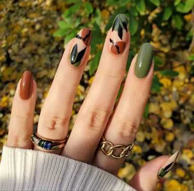 ۳۰ مدل طراحی ناخن بهاری و جدید سبز ماچا | طبیعی و متفاوت باشید!