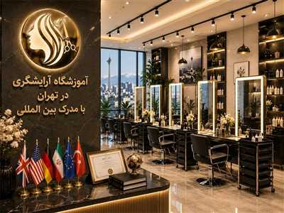 آموزشگاه آرایشگری در تهران با مدرک بین المللی