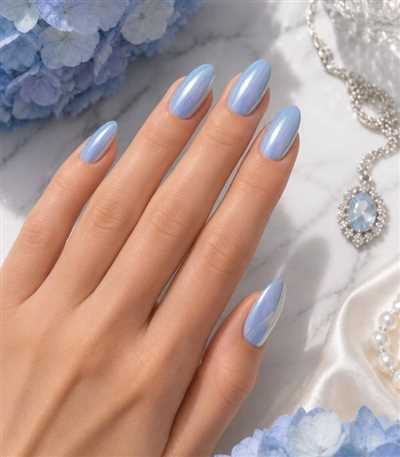 مدل ناخن کروم آبی، رنگ ترند لاک دخترانه برای خاص و ساده پسندها