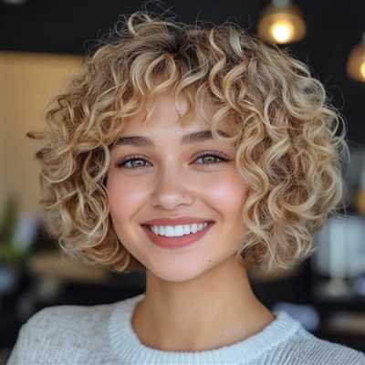 مدل موی فر کوتاه زنانه و دخترانه مجلسی 2025 برای صورت های گرد و کشیده