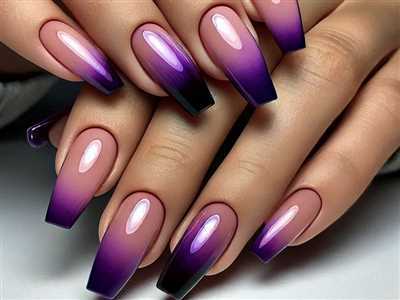 بیش از 50 مدل لاک ناخن رنگ بنفش دیزاین خاص
