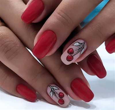 بیش از 20 مدل جذاب و شیک لاک ناخن رنگ قرمز گیلاسی ترند سال