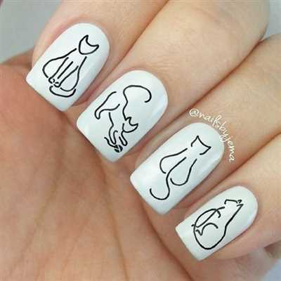 40 طرح جالب ناخن گربه‌ای