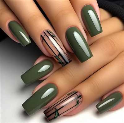 بیش از 60 مدل زیبا و شیک طراحی ناخن سبز ویژه فصل بهار