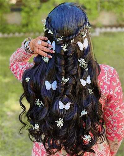 بیش از ۳۰ مدل مو با اکسسوری پروانه ای زیبا و جذاب