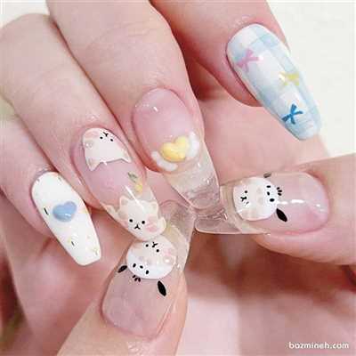 بیش از 40 مدل کیوت و دخترانه طراحی ناخن ترند و جذاب