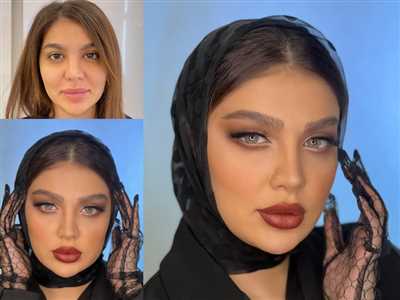میکاپ جذاب و زیبا با رژ قرمز