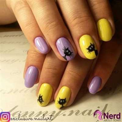 40 طرح جالب ناخن گربه‌ای