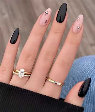 20 مدل لاک و کاشت ناخن مشکی ساده ترند سال