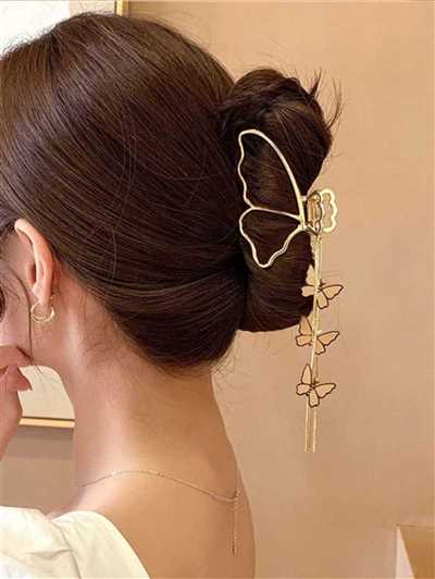 بیش از ۳۰ مدل مو با اکسسوری پروانه ای زیبا و جذاب