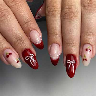 بیش از 20 مدل جذاب و شیک لاک ناخن رنگ قرمز گیلاسی ترند سال