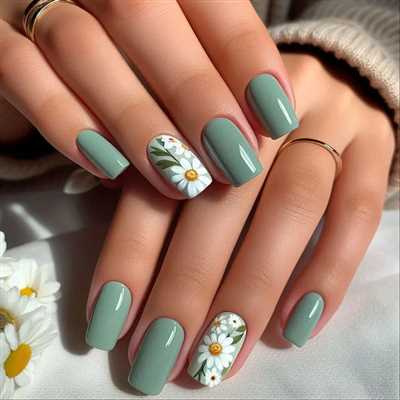 بیش از 60 مدل زیبا و شیک طراحی ناخن سبز ویژه فصل بهار