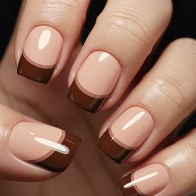 طراحی زیبا و شیک لاک ناخن موکا موس لاکچری