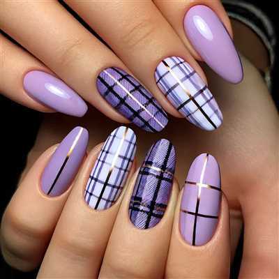 بیش از 50 مدل لاک ناخن رنگ بنفش دیزاین خاص