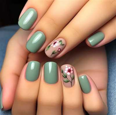 بیش از 60 مدل زیبا و شیک طراحی ناخن سبز ویژه فصل بهار