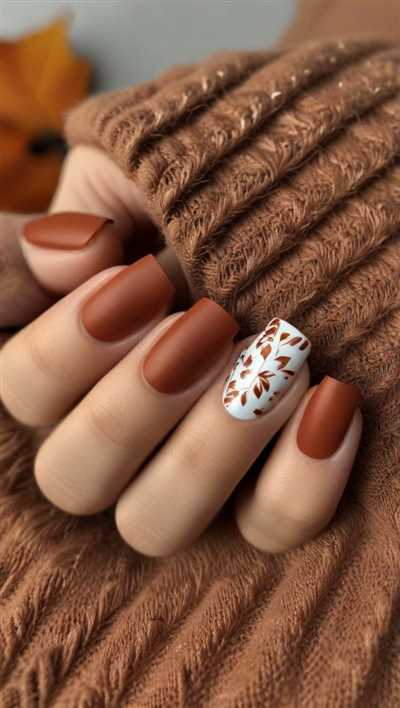 طراحی زیبا و شیک لاک ناخن موکا موس لاکچری