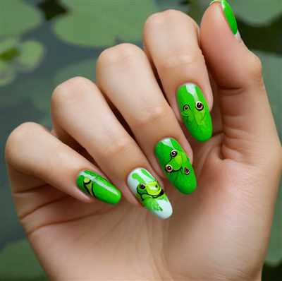 بیش از 60 مدل زیبا و شیک طراحی ناخن سبز ویژه فصل بهار