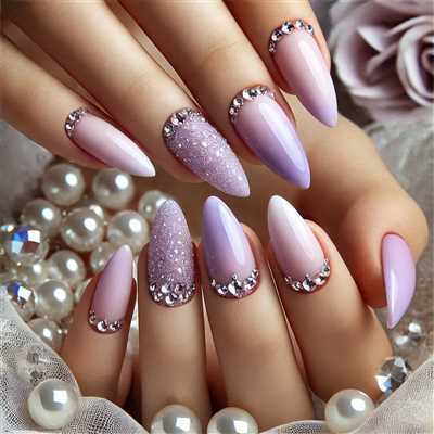 بیش از 50 مدل لاک ناخن رنگ بنفش دیزاین خاص