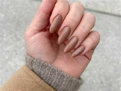 طراحی زیبا و شیک لاک ناخن موکا موس لاکچری