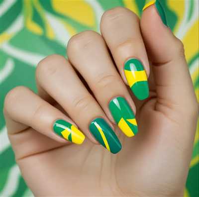 بیش از 60 مدل زیبا و شیک طراحی ناخن سبز ویژه فصل بهار