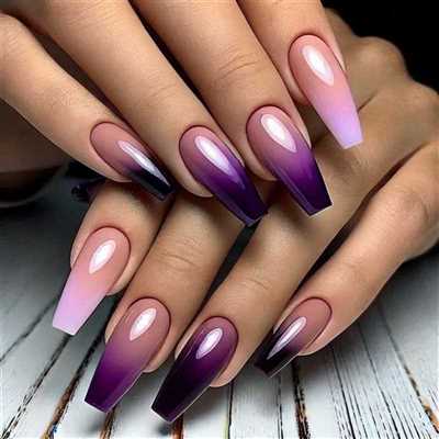 بیش از 50 مدل لاک ناخن رنگ بنفش دیزاین خاص