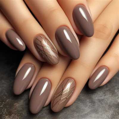 طراحی زیبا و شیک لاک ناخن موکا موس لاکچری