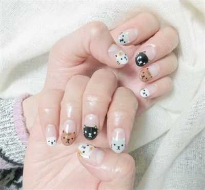 40 طرح جالب ناخن گربه‌ای