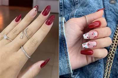 بیش از 20 مدل جذاب و شیک لاک ناخن رنگ قرمز گیلاسی ترند سال
