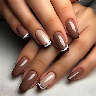 طراحی زیبا و شیک لاک ناخن موکا موس لاکچری